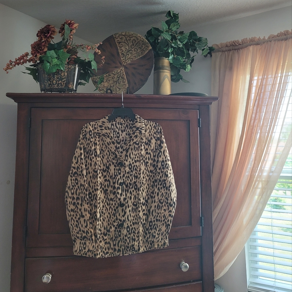 Leopard Print Accent Pillow Cover